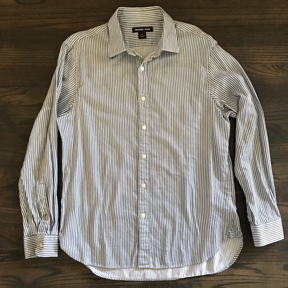 michael kors long sleeve shirt mens